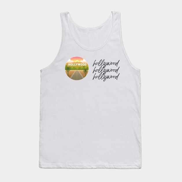 Hollywood Hollywood Hollywood Tank Top by simpledesigns